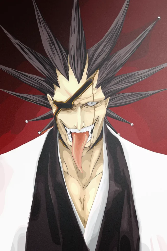 Kenpachi Zaraki Bleach Original Image Outstanding Printed Metal Wall Art