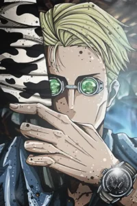 Kento Nanami Jujutsu Kaisen Original Image Bespoke Metal Wall Art Poster