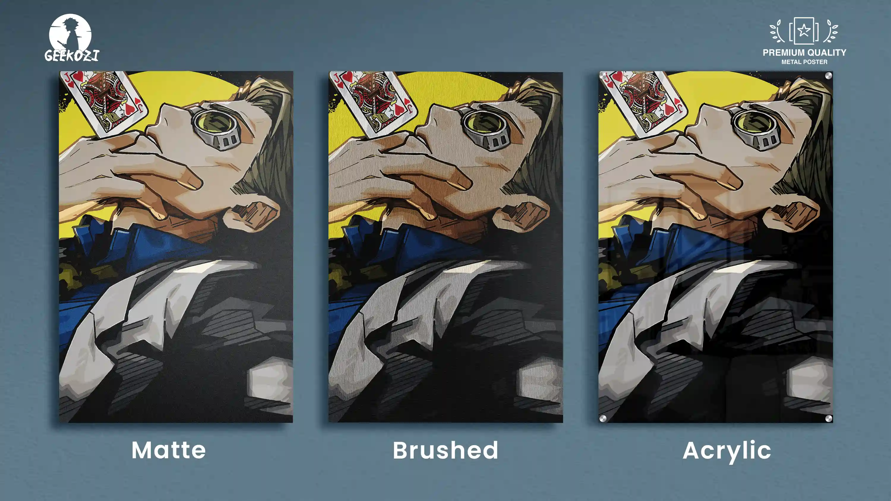 Kento Nanami Jujutsu Kaisen All Product Types Exquisite Printed Metal Wall Art