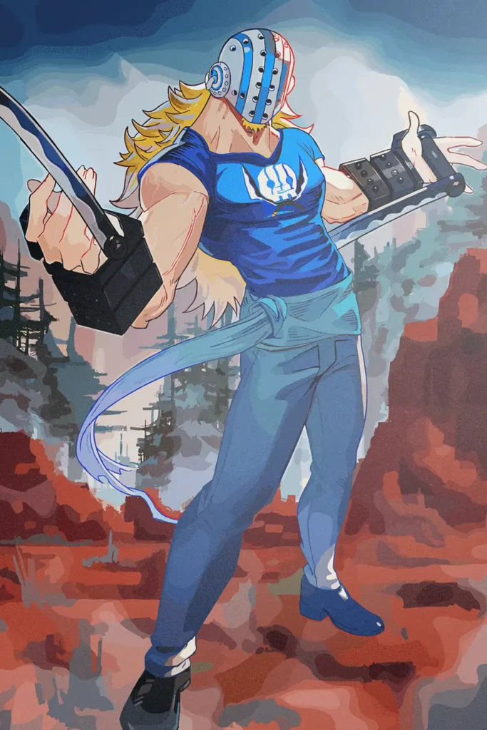 Killer One Piece Original Image Metal Print Poster