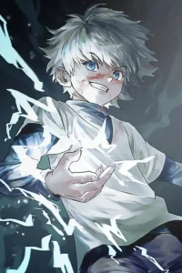 Killua Zoldyck Hunter x Hunter Original Image Aluminium Metal Print