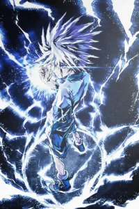Killua Zoldyck Hunter x Hunter Original Image Bespoke Metal Print Wall Art