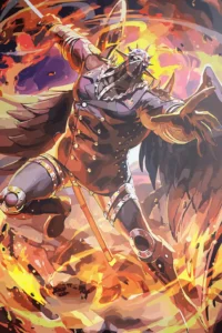 King the Wildfire One Piece Original Image Aluminium Metal Print