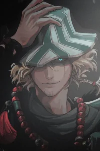 Kisuke Urahara Bleach Original Image Metal Print Wall Art
