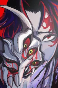 Kokushibo Demon Slayer Original Image Aluminium Metal Print