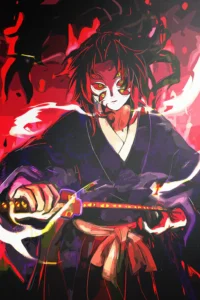 Kokushibo Demon Slayer Original Image Stellar Metal Wall Art Poster