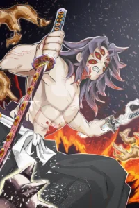 Kokushibo Demon Slayer Original Image Unique Printed Metal Wall Art
