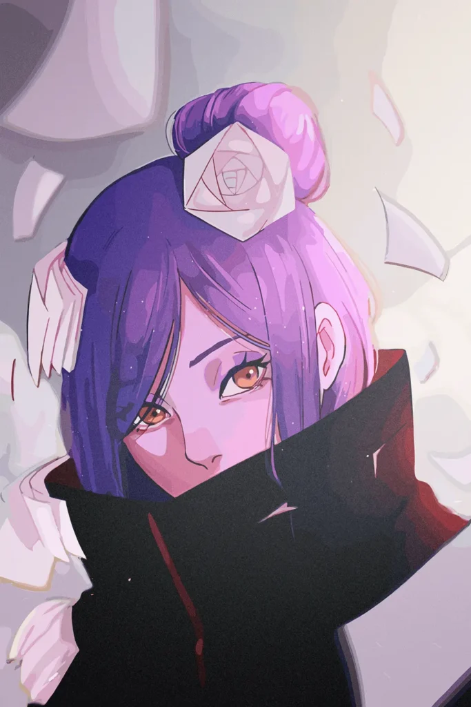 Konan Naruto Original Image Aluminium Metal Poster