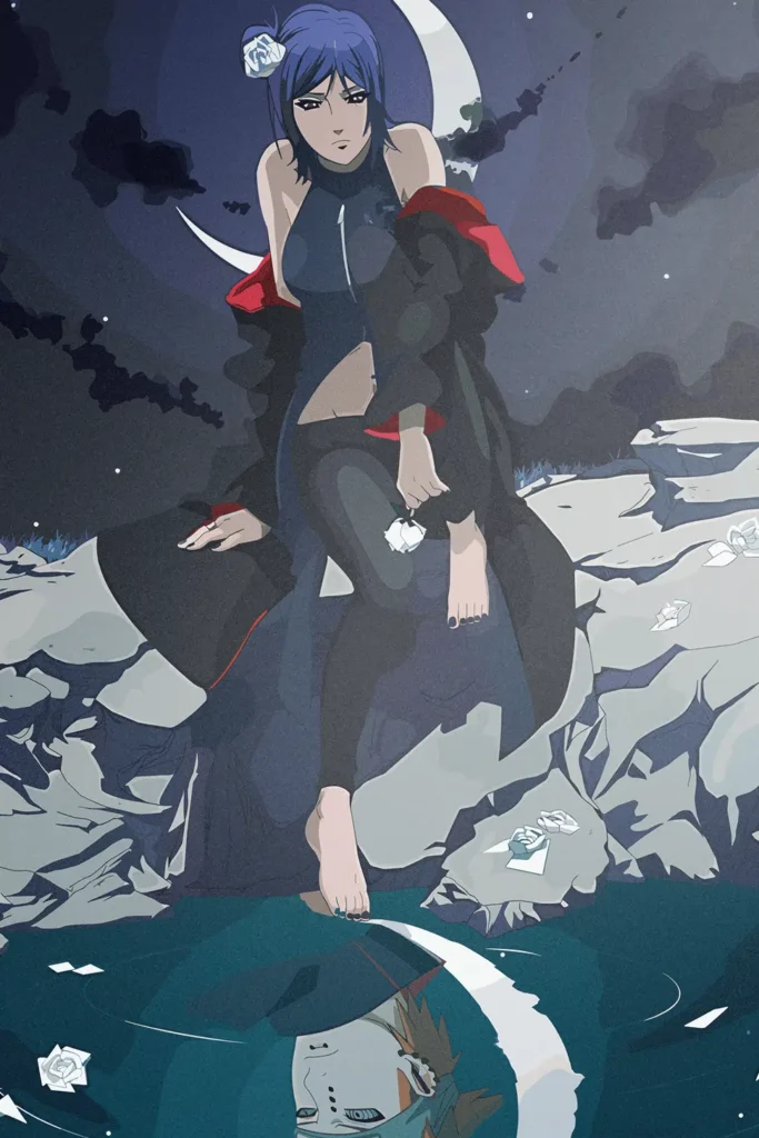 Konan Naruto Original Image Exclusive Metal Poster