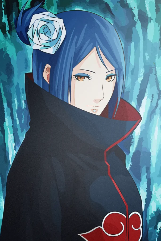Konan Naruto Original Image Exclusive Metal Print