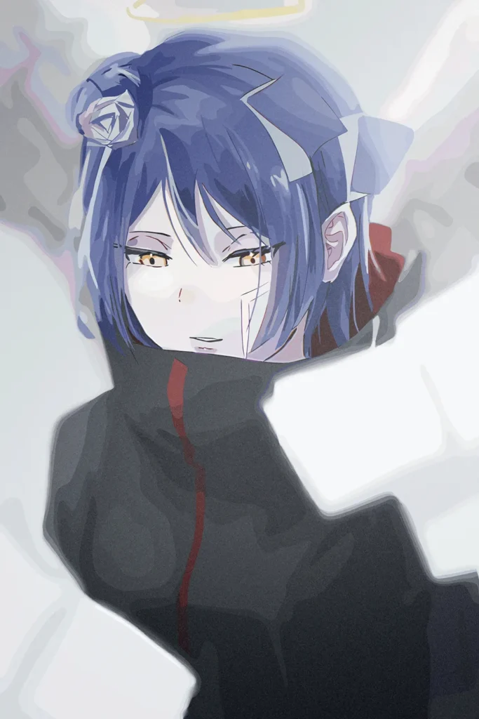 Konan Naruto Original Image High Quality Metal Poster