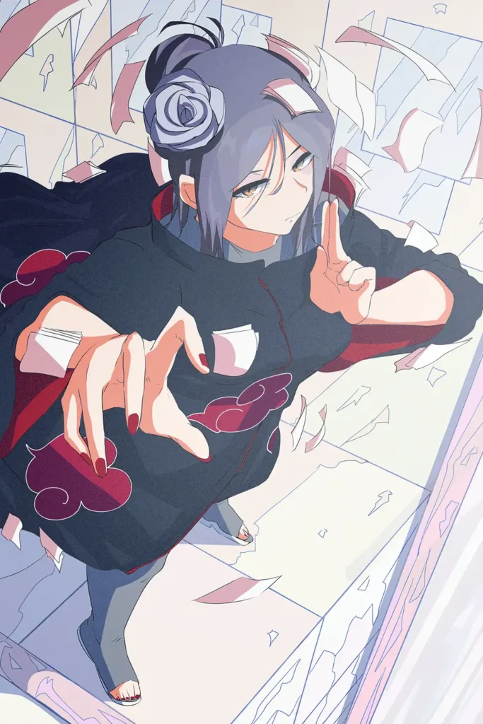 Konan Naruto Original Image Metal Print Poster