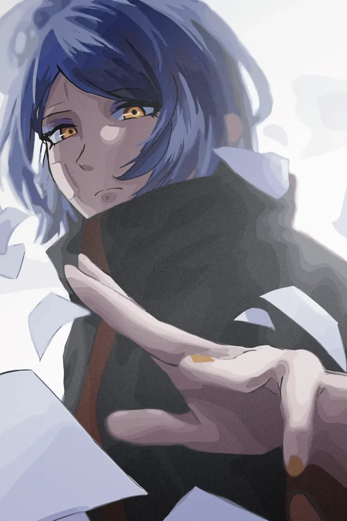 Konan Naruto Original Image Premium Metal Print