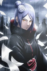Konan Naruto Original Image Printed Metal Poster