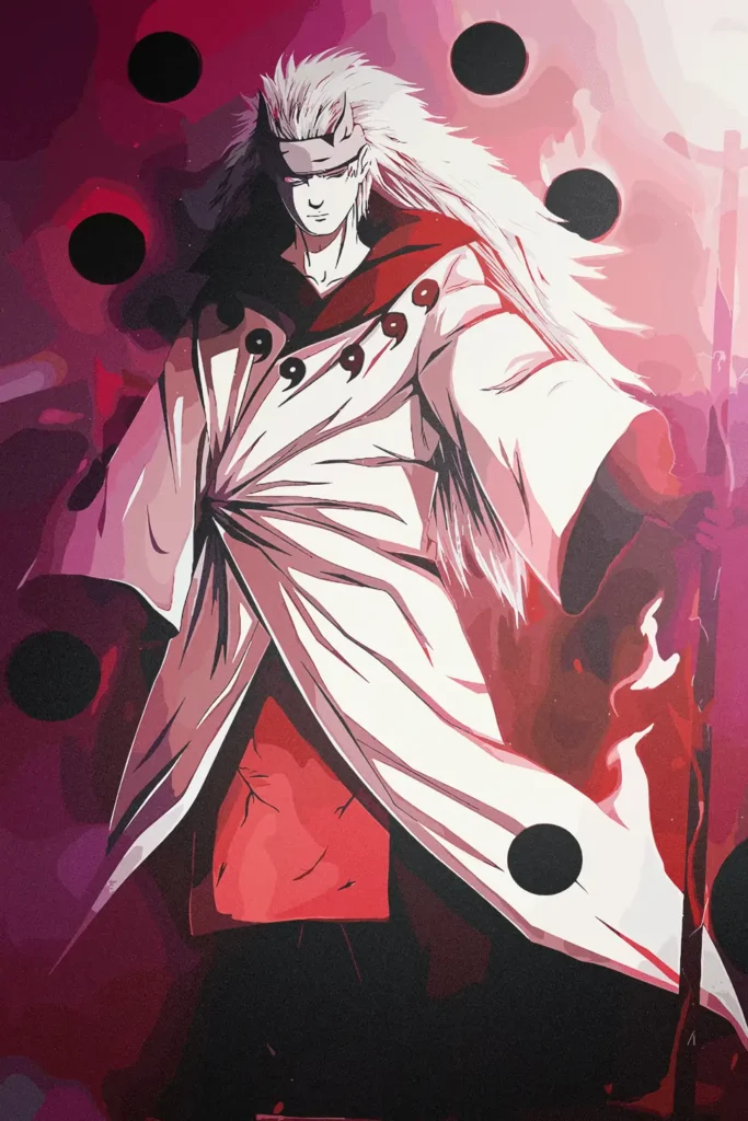 Madara Uchiha Naruto Original Image Bespoke Metal Wall Art Poster
