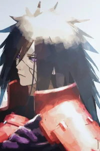 Madara Uchiha Naruto Original Image Bespoke Printed Metal Poster