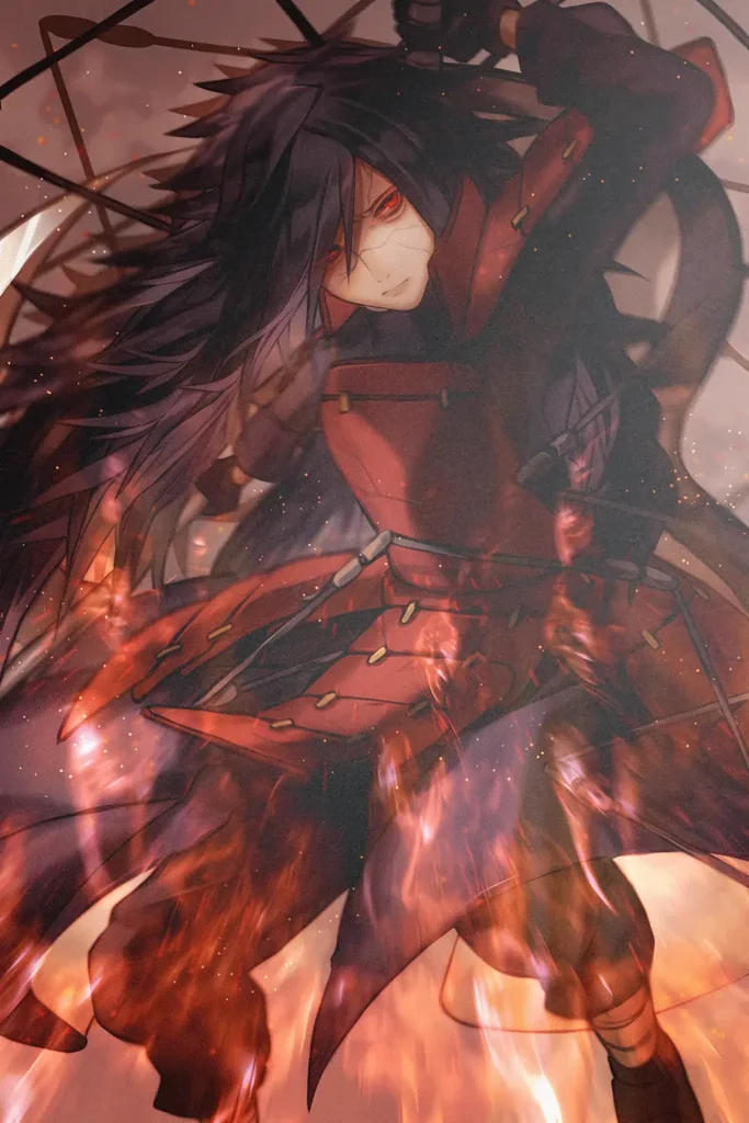 Madara Uchiha Naruto Original Image High Quality Printed Metal Poster