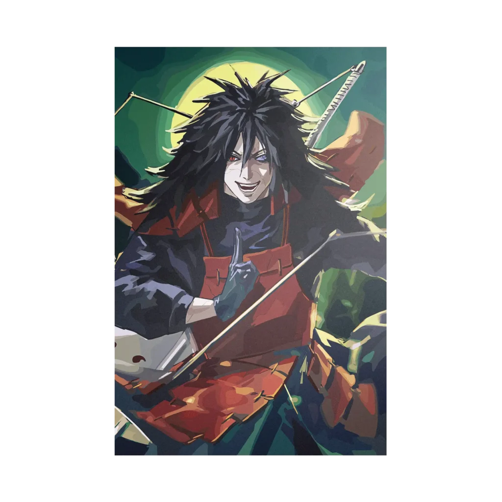 Radiant Jutsu Stance Outstanding Metal Poster