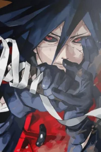 Madara Uchiha Naruto Original Image Stellar Metal Wall Art Poster