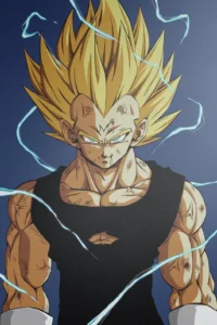 Majin Vegeta Dragon Ball Original Image High Quality Metal Print