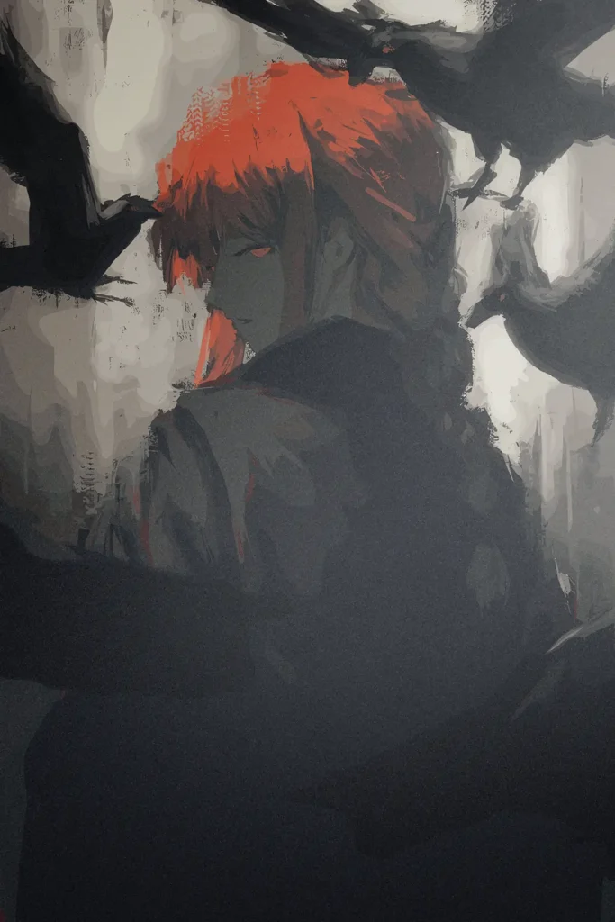 Makima Chainsaw Man Original Image Deluxe Metal Print