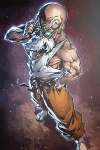 Master Roshi Dragon Ball Original Image High Quality Printed Metal Wall Art