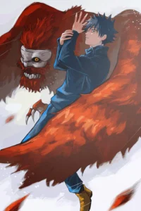 Megumi Fushiguro Jujutsu Kaisen Original Image Premium Metal Poster