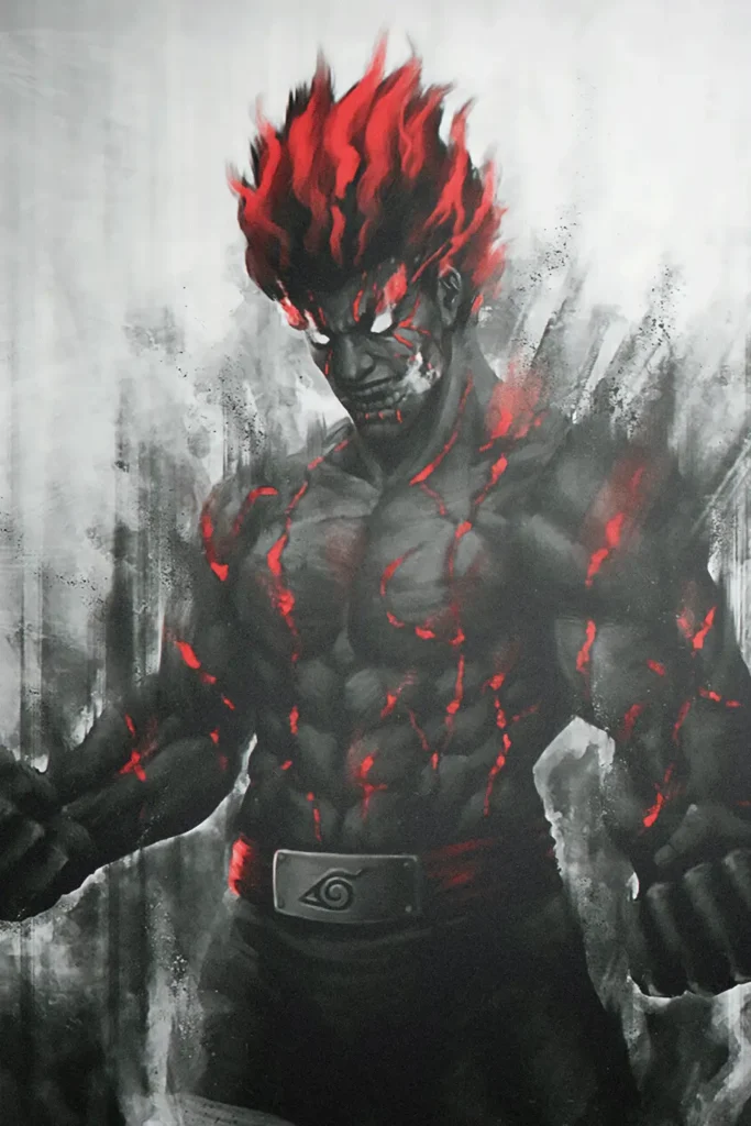 Might Guy Naruto Original Image Exclusive Metal Poster