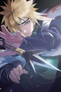 Minato Namikaze Naruto Original Image Aluminium Metal Poster