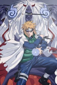 Minato Namikaze Naruto Original Image High Quality Printed Metal Poster