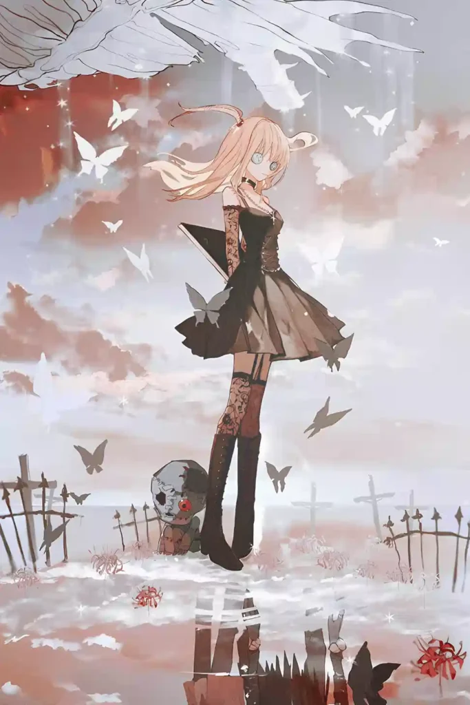 Misa Amane anime metal poster artistic detail and visual story from Death Note
