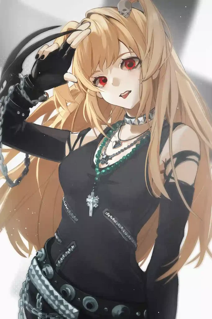 Showcase frame of the Misa Amane High Quality Metal Poster, anime metal poster