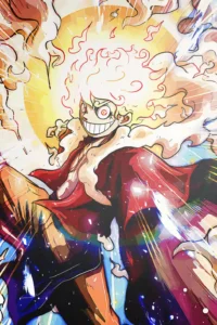 Monkey D Luffy One Piece Original Image Bespoke Metal Poster