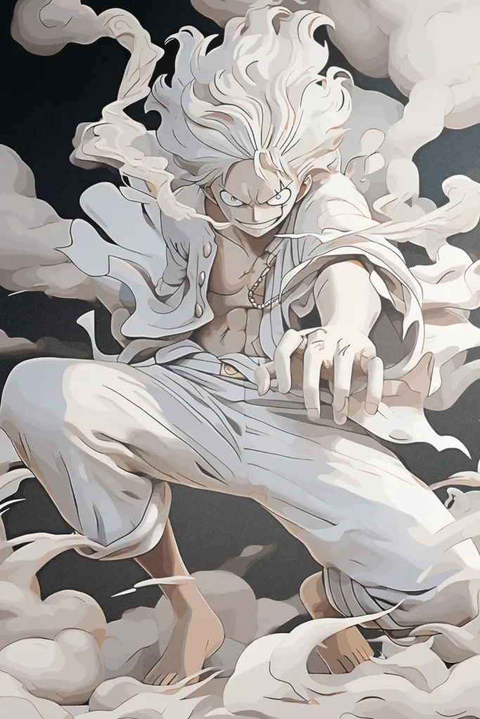 Monkey D Luffy One Piece Original Image Bespoke Metal Print Poster