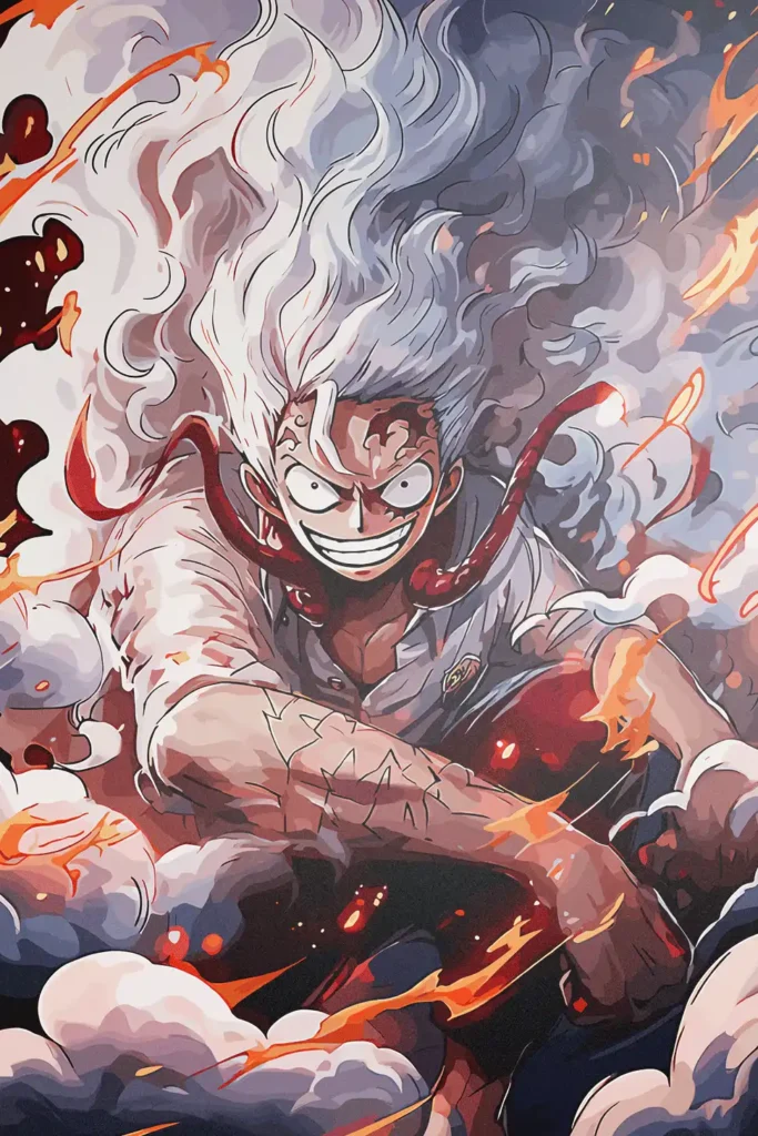 Monkey D Luffy One Piece Original Image Bespoke Printed Metal Poster