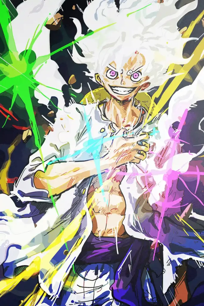 Monkey D Luffy One Piece Original Image Deluxe Printed Metal Wall Art