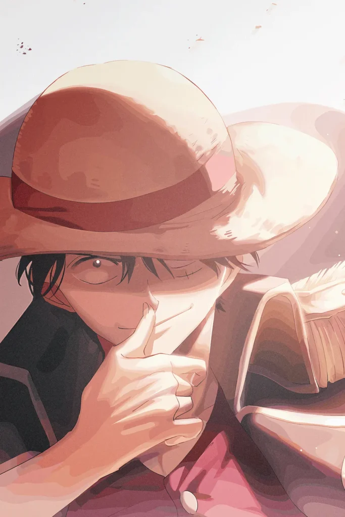 Monkey D Luffy One Piece Original Image Distinctive Metal Print Poster