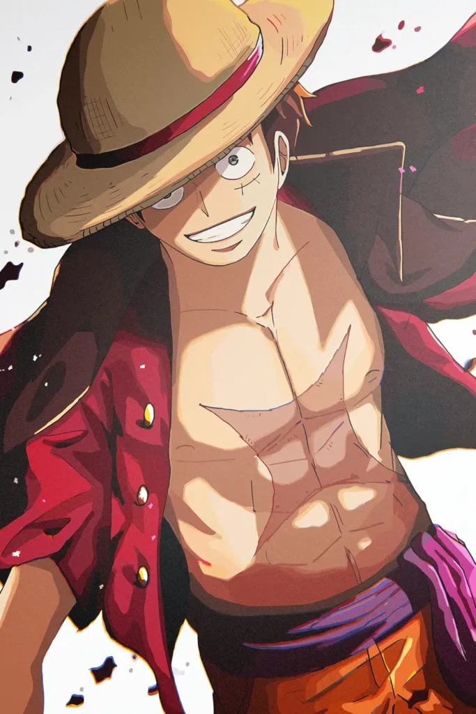 Monkey D Luffy One Piece Original Image Exclusive Metal Poster
