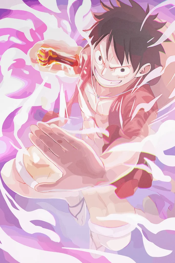 Monkey D Luffy One Piece Original Image Exquisite Metal Poster