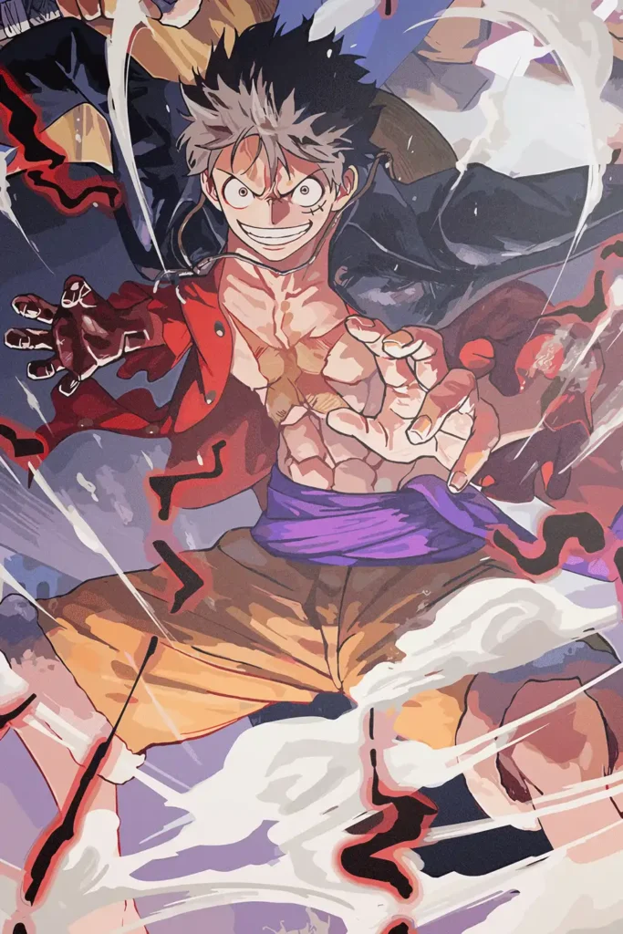 Monkey D Luffy One Piece Original Image Metal Poster