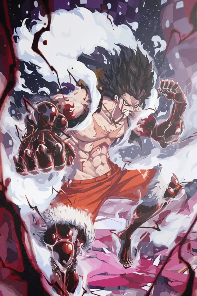 Monkey D Luffy One Piece Original Image Metal Wall Art Poster