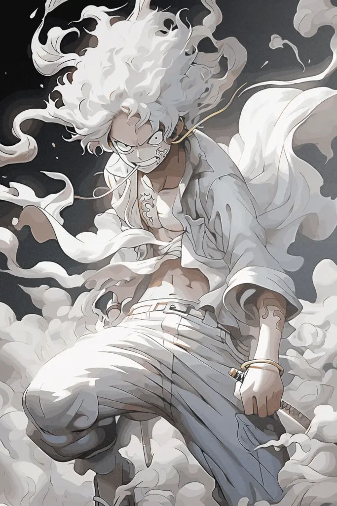 Monkey D Luffy One Piece Original Image Metal Wall Poster