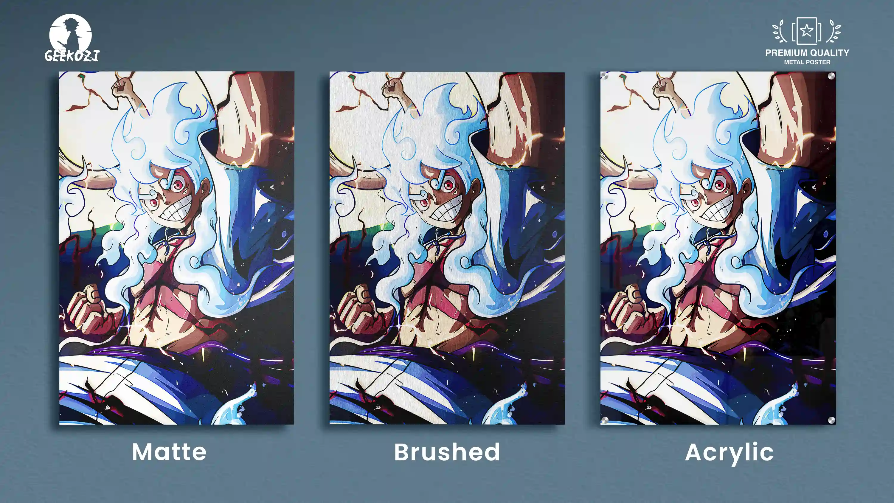 Monkey D Luffy One Piece All Product Types Outstanding Metal Wall Poster