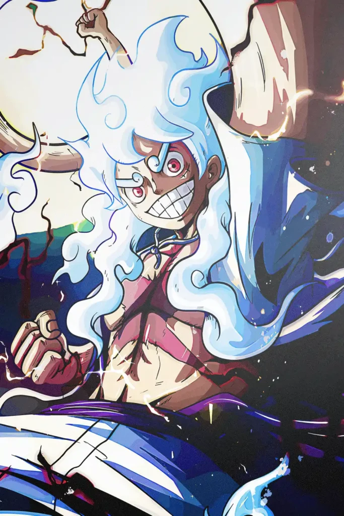 Monkey D Luffy One Piece Original Image Outstanding Metal Wall Poster