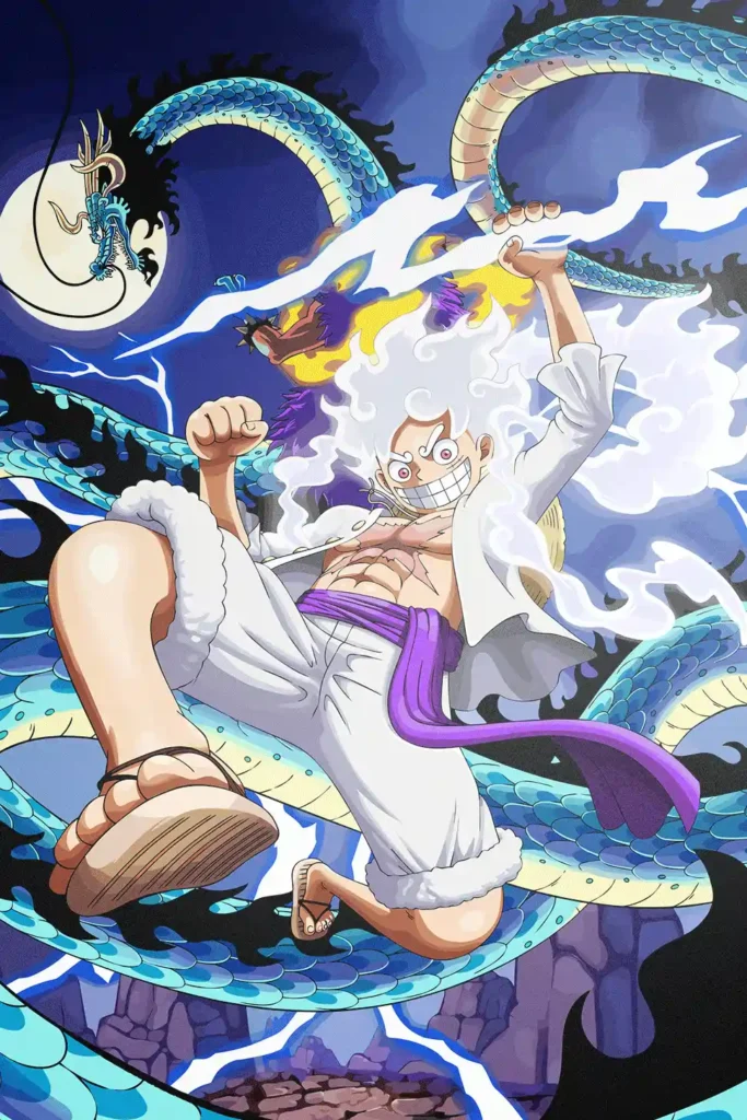 Monkey D Luffy One Piece Original Image Unique Metal Poster