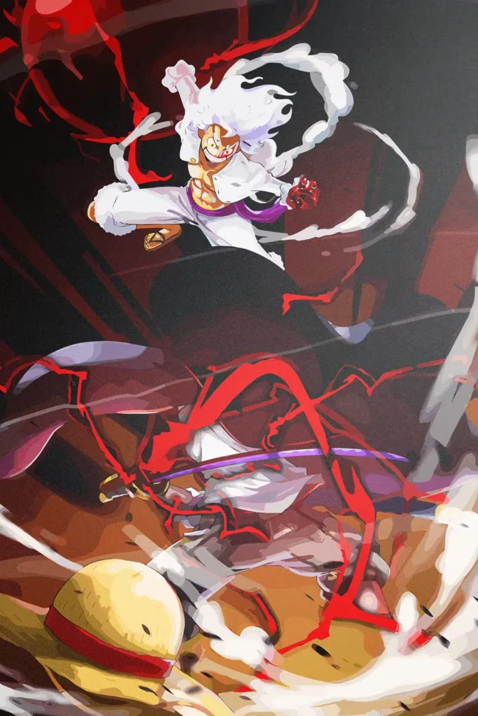 Monkey D Luffy One Piece Original Image Printed Deluxe Metal Wall Poster