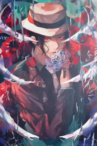 Muzan Kibutsuji Demon Slayer Original Image Outstanding Metal Poster