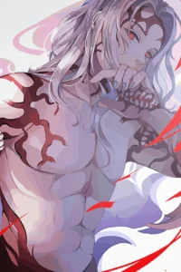 Muzan Kibutsuji Demon Slayer Original Image Stellar Printed Metal Poster