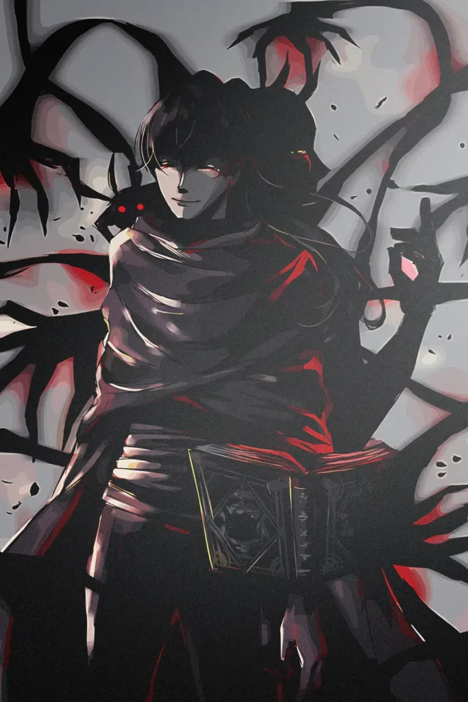 Nacht Faust Black Clover Original Image Aluminium Metal Print