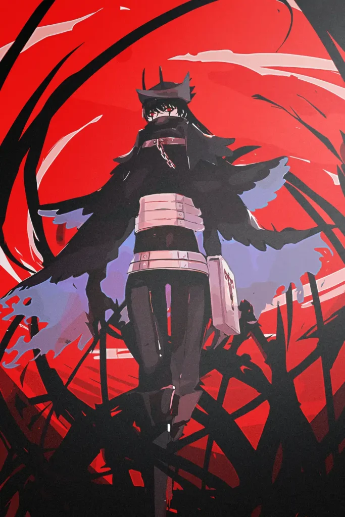 Nacht Faust Black Clover Original Image Deluxe Metal Poster